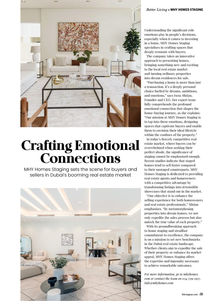 We’re featured in Better living Magazine – Spring/Summer’24!
